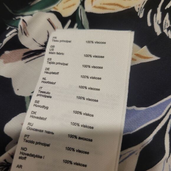 Maje Jungle Noir Blouse, Size 2 (Med/10) - Picture 9 of 14